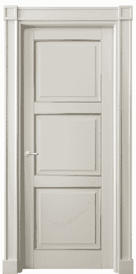 Дверь межкомнатная 6309 БОСС. Цвет Бук облачный серый серебро. Материал  Массив бука эмаль с патиной. Коллекция Toscana Plano. Картинка.