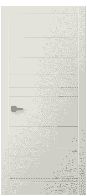 Дверь межкомнатная 8055 МЖМ . Цвет Матовый жемчужный. Материал Гладкая эмаль. Коллекция Linea. Картинка.