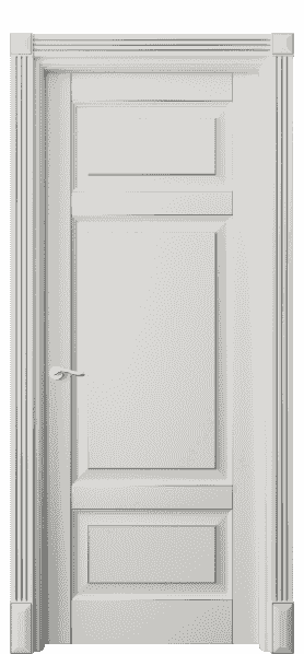 Дверь межкомнатная 0721 БСРС. Цвет Бук серый с серебром. Материал  Массив бука эмаль с патиной. Коллекция Lignum. Картинка.