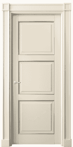 Дверь межкомнатная 6309 БМЦС. Цвет Бук марципановый серебро. Материал  Массив бука эмаль с патиной. Коллекция Toscana Plano. Картинка.