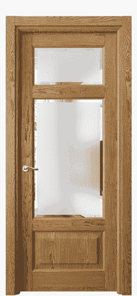 Серия 0720 - Межкомнатная дверь Lignum 0720 Дуб медовый брашированный