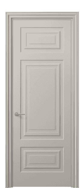 Дверь межкомнатная 8421 МСБЖ . Цвет Матовый светло-бежевый. Материал Гладкая эмаль. Коллекция Mascot. Картинка.