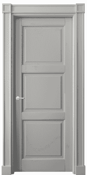 Дверь межкомнатная 6309 БНСР. Цвет Бук нейтральный серый. Материал Массив бука эмаль. Коллекция Toscana Plano. Картинка.
