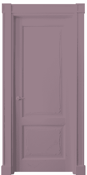 Дверь межкомнатная 6323 Пастельно-фиолетовый RAL 4009. Цвет Пастельно-фиолетовый RAL 4009. Материал Массив бука эмаль. Коллекция Toscana Elegante. Картинка.