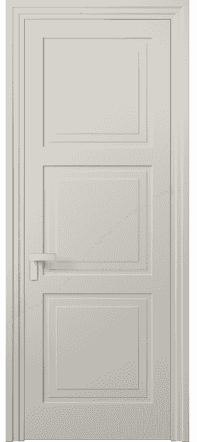 Дверь межкомнатная 8331 МОС. Цвет Матовый облачно-серый. Материал Гладкая эмаль. Коллекция Rocca. Картинка.