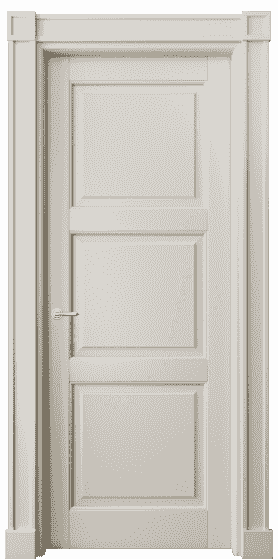 Дверь межкомнатная 6309 БОС. Цвет Бук облачный серый. Материал Массив бука эмаль. Коллекция Toscana Plano. Картинка.