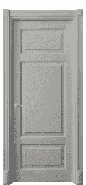 Дверь межкомнатная 0721 БНСР. Цвет Бук нейтральный серый. Материал Массив бука эмаль. Коллекция Lignum. Картинка.