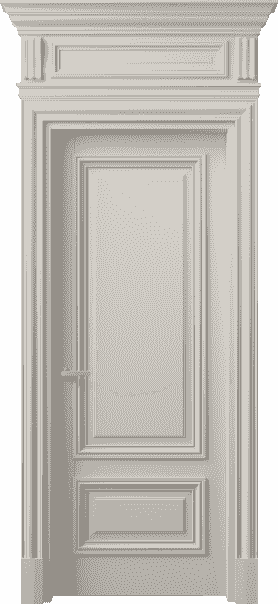 Дверь межкомнатная 7307 БОС . Цвет Бук облачный серый. Материал Массив бука эмаль. Коллекция Antique. Картинка.