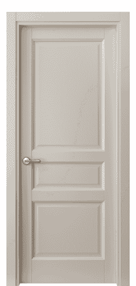 Дверь межкомнатная 1431 МСБЖ. Цвет Матовый светло-бежевый. Материал Гладкая эмаль. Коллекция Galant. Картинка.