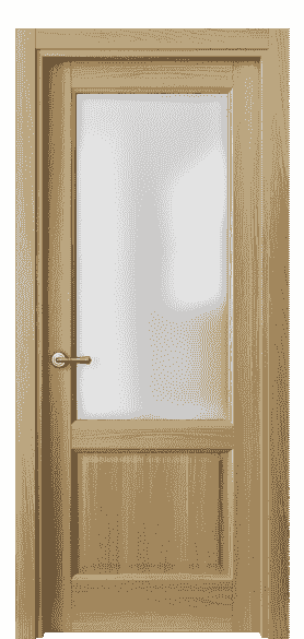 Дверь межкомнатная 1422 МЕЯ САТ. Цвет Медовый ясень. Материал Ciplex ламинатин. Коллекция Galant. Картинка.