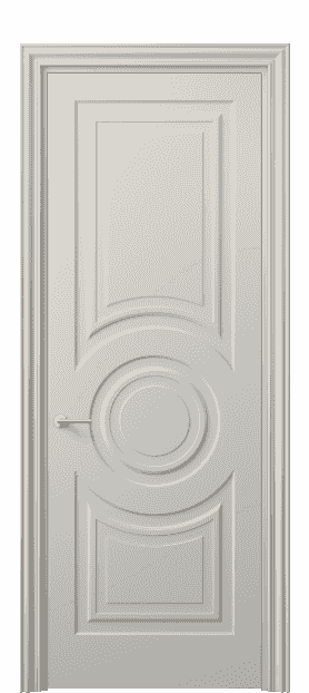 Дверь межкомнатная 8461 МОС . Цвет Матовый облачно-серый. Материал Гладкая эмаль. Коллекция Mascot. Картинка.