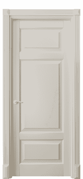 Дверь межкомнатная 0721 БОС. Цвет Бук облачный серый. Материал Массив бука эмаль. Коллекция Lignum. Картинка.
