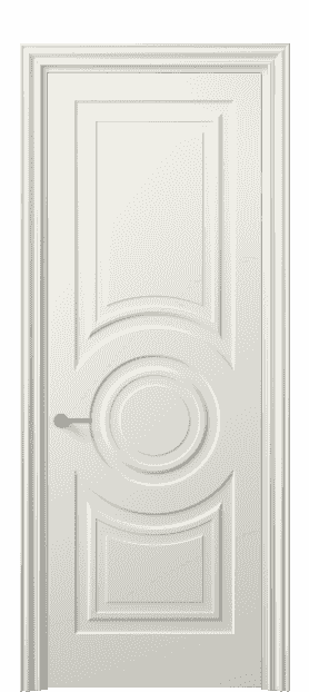 Дверь межкомнатная 8461 МЖМ . Цвет Матовый жемчужный. Материал Гладкая эмаль. Коллекция Mascot. Картинка.