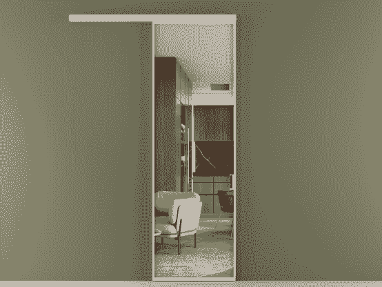 Серия АЛПР 040.01 - Межкомнатная дверь Одностворчатая перегородка АЛПР 040.01 Алюминий Белый