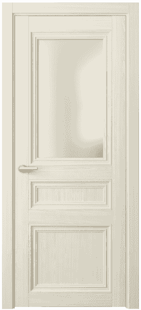 Дверь межкомнатная 2538 МОЯ САТ. Цвет Молочный ясень. Материал Ciplex ламинатин. Коллекция Centro. Картинка.