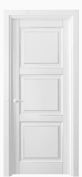 Серия 0731 - Межкомнатная дверь Lignum 0731 Бук белоснежный с серебром