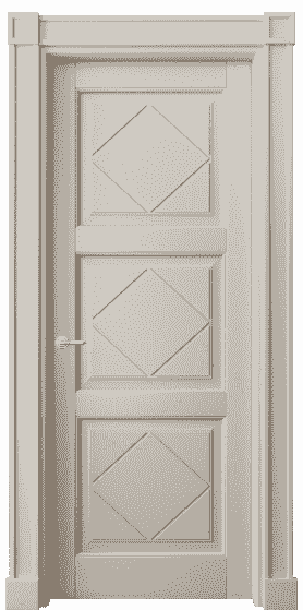 Дверь межкомнатная 6349 БСБЖ. Цвет Бук светло-бежевый. Материал Массив бука эмаль. Коллекция Toscana Rombo. Картинка.