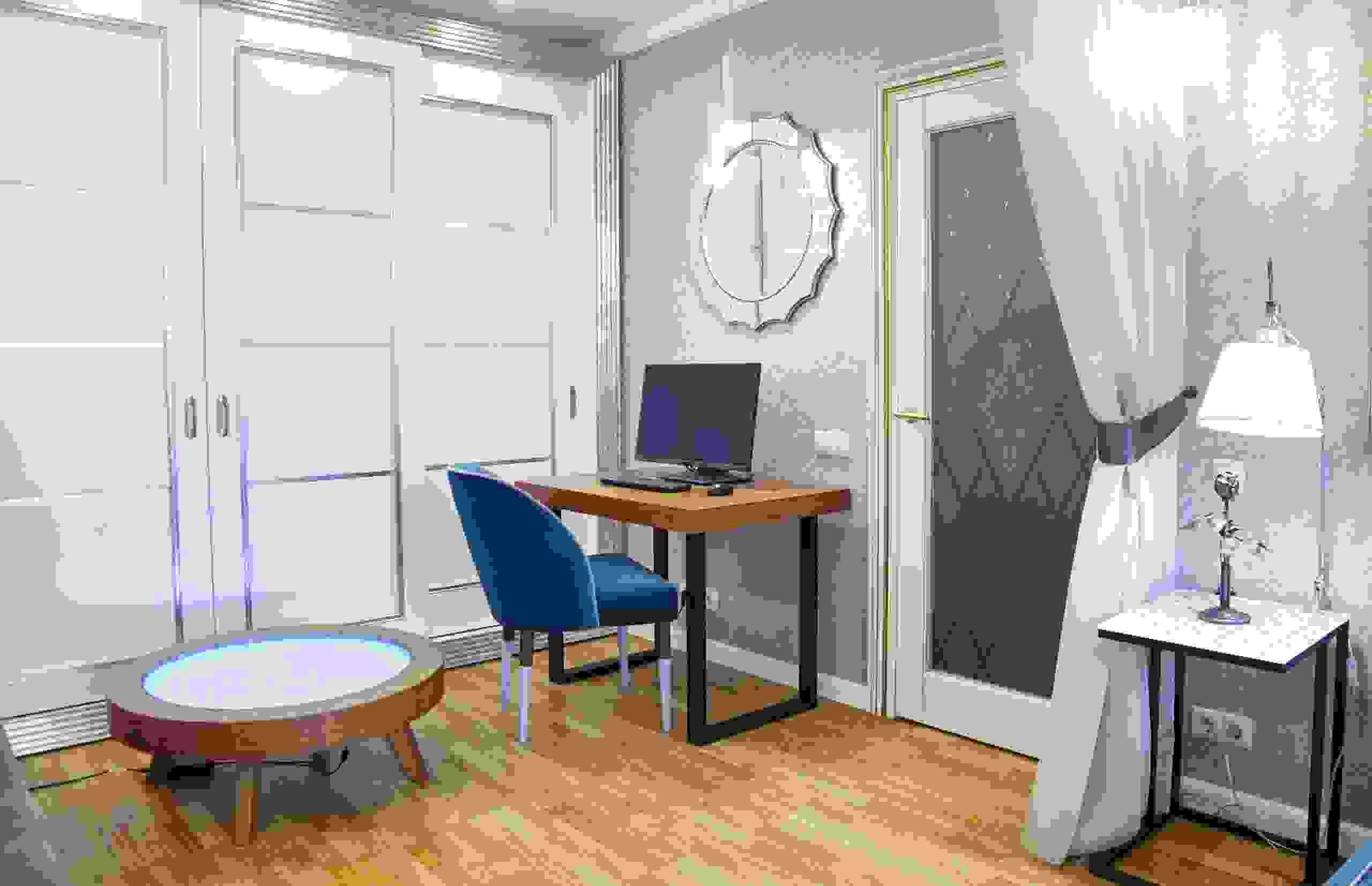 "Идеальный ремонт": спальня и гостиная с мини-кабинетом для Елены Метелкиной