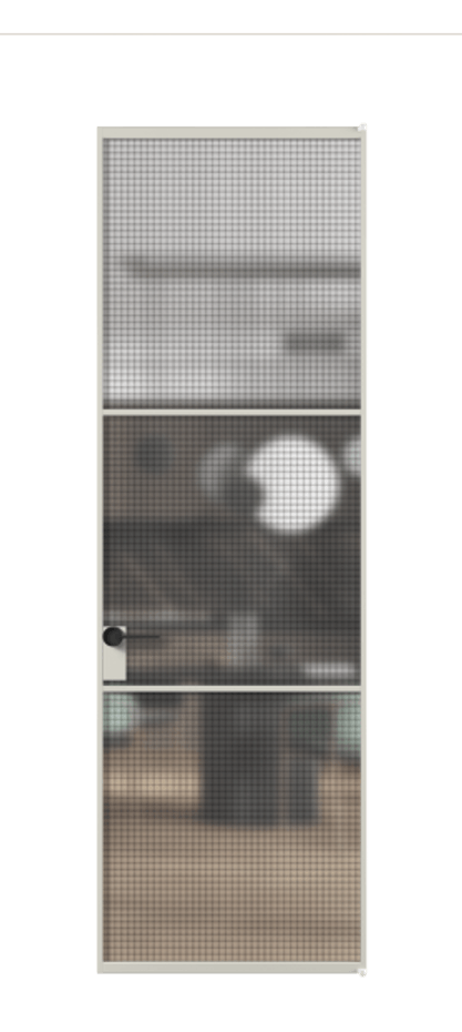 Алюминиевая дверь АЛПЛ040.03 Алюминий тёплый серый Декоративное стекло с сеткой "Mesh silver", триплекс. Без короба АТСР Цена 117452 Стоимость комплекта двери включает:
1. Полотно (600/650/700/750/800/850/900/950*2000-2400 мм).
2. Короб
3. Комплект фурнитуры (2 торцевые петли и магнитный замок с ответной планкой). Фабрика дверей Волховец 8 (800) 551 43 19 Алюминиевая дверь АЛПЛ040.03 Алюминий тёплый серый Декоративное стекло с сеткой "Mesh silver", триплекс Цена 117452 | Volhovec