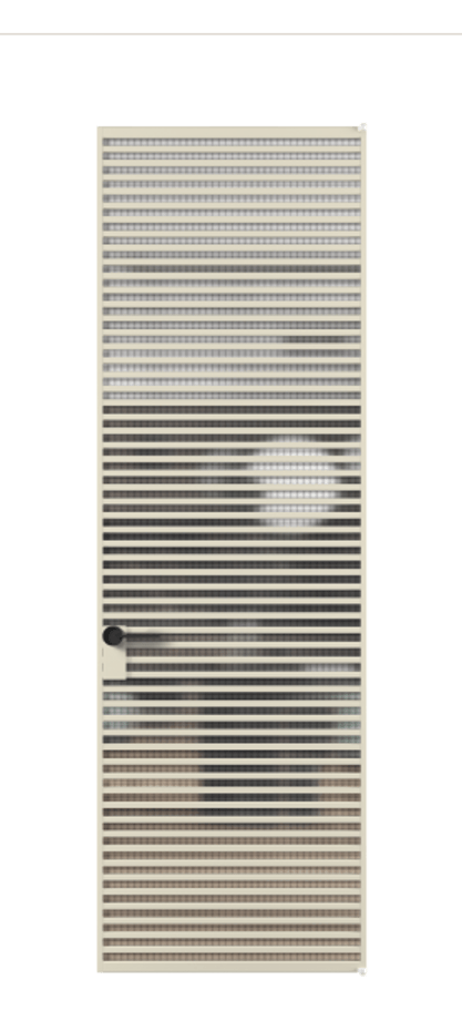 Алюминиевая дверь АЛПЛ040.07 Алюминий бежево-серый Декоративное стекло с сеткой "Mesh silver", триплекс Цена 183052  | Volhovec