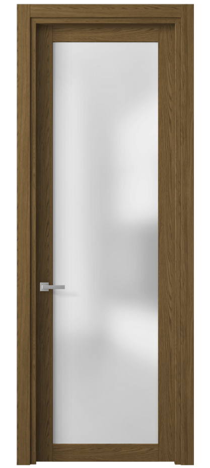 Межкомнатная дверь Планум 2102 Торфяной дуб Сатинированное стекло Цена 28724 ₽ | Volhovec