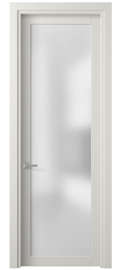 Межкомнатная дверь Planum 2102 ПЭТ белоснежный Сатинированное стекло Цена 5147880 so'm | Volhovec