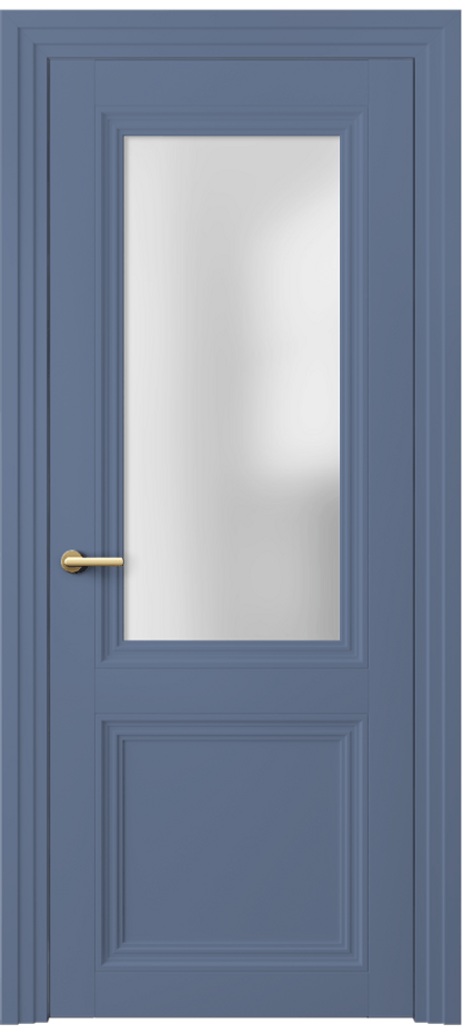 Межкомнатная дверь Centro 2524 Матовый белоснежный Сатинированное стекло Цена 97099 ₽ | Volhovec