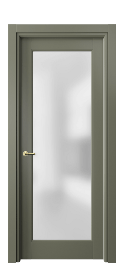 Межкомнатная дверь Toscana Elegante 6300 Бук оливковый тёмный Сатинированное стекло Цена 94599 ₽ | Volhovec