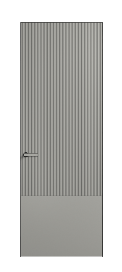 Дверь межкомнатная Velvet АКП 8203 Матовый нейтральный серый. Скрытый короб Черный Цена 53351 . Фабрика дверей Волховец 8 (800) 551 43 19 Межкомнатная дверь Velvet АКП 8203 Матовый нейтральный серый. Цена 53351 | Volhovec