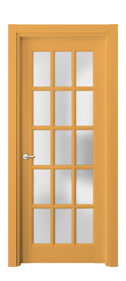 Межкомнатная дверь Toscana Grigliato 6311 Бук белоснежный Сатинированное стекло Цена 111999 ₽ | Volhovec