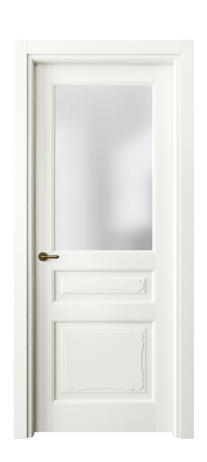 Межкомнатная дверь Toscana Elegante 6324 Бук жемчуг Сатинированное стекло. Цена 95399 #CURRENCY# | Volhovec