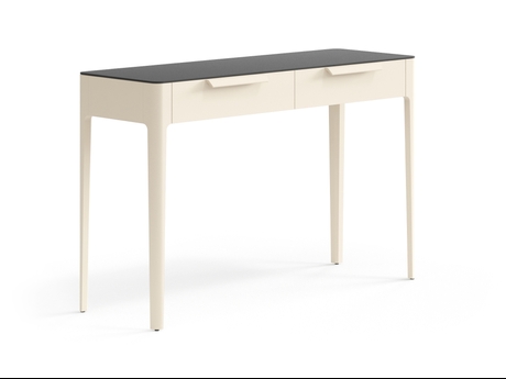 Мебель Консоль Piega 2 ящика. Цвет Матовый светло-бежевый. Материал Гладкая эмаль. Коллекция Консоль Piega 2 ящика. Фото. Мебель Консоль Piega 2 ящика. Цвет Матовый светло-бежевый. Материал Гладкая эмаль. Коллекция Консоль Piega 2 ящика. Картинка.
