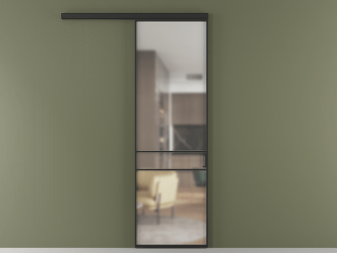 Перегородка Formato вдоль стены одностворчатая #VENDORCODE# #FURNISH# #GLASS# Цена #PRICE# #CURRENCY#  | Volhovec