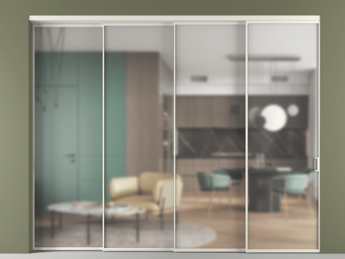 Перегородка Formato внутри проёма телескопик синхро-3 #VENDORCODE# #FURNISH# #GLASS# Цена #PRICE# #CURRENCY# | Volhovec