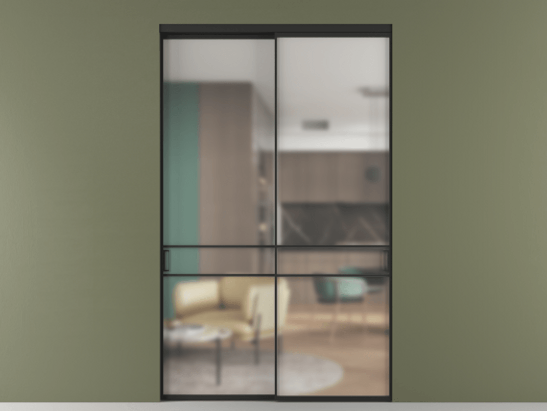Перегородка Formato внутри проёма двустворчатая #VENDORCODE# #FURNISH# #GLASS# Цена #PRICE# #CURRENCY#  | Volhovec