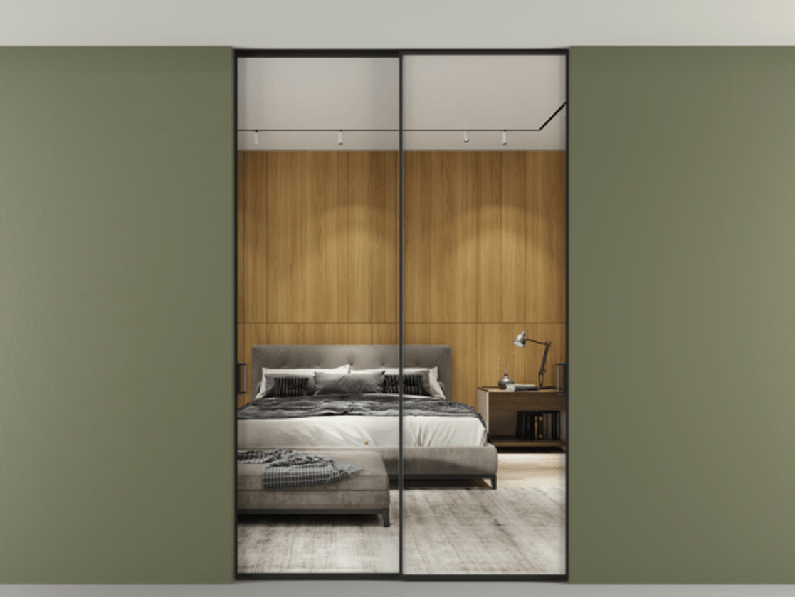 Перегородка Formato внутри проёма скрытое крепление в потолок 2 створки АЛПР 040.01 Алюминий Черный Двустороннее зеркало, триплекс , триплекс 6 мм. Скрытый короб ЧЕР Цена 240988 ₽ 1. Полотно 2 шт. (800/2100 мм)
2. Комплект установки раздвижной системы
3. Базовый комплект фурнитуры
4. Ручка RONDO. Фабрика дверей Волховец 8 (800) 551 43 19 Перегородка Formato внутри проёма скрытое крепление в потолок 2 створки АЛПР 040.01 Алюминий Черный Двустороннее зеркало, триплекс , триплекс 6 мм Цена 240988 ₽ | Volhovec