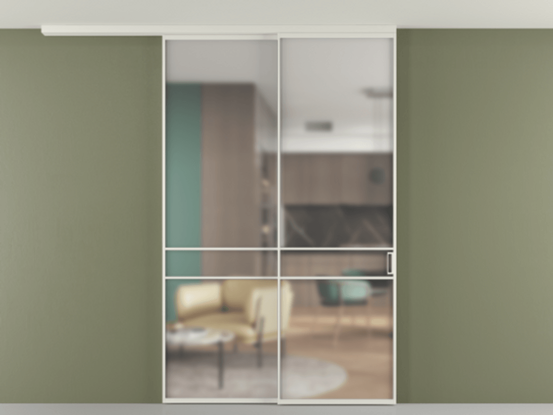 Перегородка Formato вдоль стены на потолок телескопик синхро 2 #VENDORCODE# #FURNISH# #GLASS# Цена #PRICE# #CURRENCY# | Volhovec