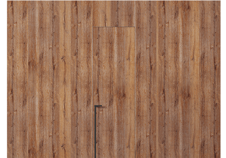 Панели для отделки стен Стеновая панель в искусственной отделке Темный рустик. Цвет Темный рустик. Материал HPL. Коллекция Искусственные отделки. Картинка.