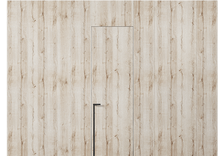 Панели для отделки стен Стеновая панель в искусственной отделке Светлый рустик. Цвет Светлый рустик. Материал HPL. Коллекция Искусственные отделки. Картинка.