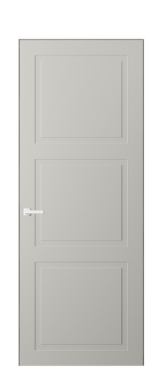 Дверь межкомнатная АКП 8003 МТСР. Цвет Матовый тёплый серый. Материал Гладкая эмаль. Коллекция Neo Classic. Картинка.