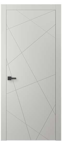 Дверь межкомнатная АКП 8048 МСР Матовый серый. Цвет Матовый серый. Материал Гладкая эмаль. Коллекция Linea. Картинка.