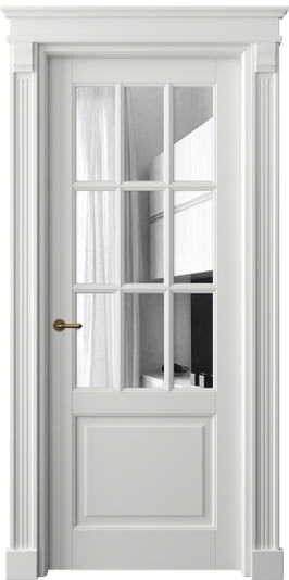 Дверь межкомнатная 6312 БССР ЗЕР. Цвет Бук светло-серый. Материал Массив бука эмаль. Коллекция Toscana Grigliato. Картинка.