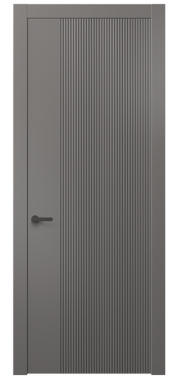 Дверь межкомнатная АКП 8623 МКЛС. Цвет Матовый классический серый. Материал Гладкая эмаль. Коллекция Dune. Картинка.