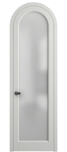 Дверь межкомнатная 6814 МССР САТ. Цвет Матовый светло-серый. Материал Гладкая эмаль. Коллекция Palazzo. Картинка.