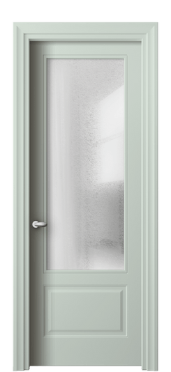 Дверь межкомнатная 8542 NCS S 1005-B80G ЛЕД. Цвет NCS NCS S 1005-B80G. Материал Гладкая эмаль. Коллекция Esse. Картинка.