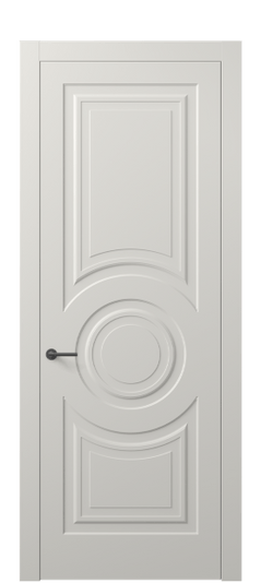 Дверь межкомнатная АКП 8461 МТСР. Цвет Матовый тёплый серый. Материал Гладкая эмаль. Коллекция Mascot. Картинка.