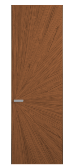Дверь межкомнатная АКУ 0206 ОМДМР Орех медный матовый. Цвет Орех медный матовый рифт. Материал Радиальный шпон Naturwood. Коллекция Rift. Картинка.