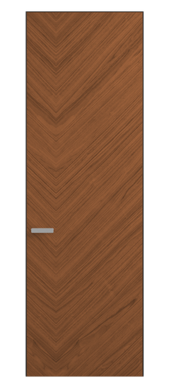 Межкомнатная дверь 0201 ОМДМР. Цвет Орех медный матовый. Материал Радиальный шпон Naturwood. Коллекция Rift. Фото. Дверь межкомнатная 0201 ОМДМР. Цвет Орех медный матовый. Материал Радиальный шпон Naturwood. Коллекция Rift. Картинка.