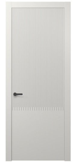 Дверь межкомнатная АКП 8627 МСР. Цвет Матовый серый. Материал Гладкая эмаль. Коллекция Dune. Картинка.