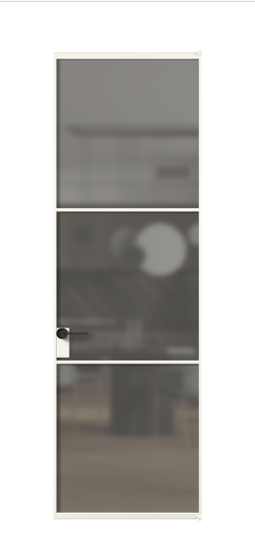 Межкомнатная дверь АЛПЛ040.03 АПБЛ Серый сатин триплекс. Цвет Алюминий пудровый белый. Материал Алюминий в эмали. Коллекция Formato. Фото. Дверь межкомнатная АЛПЛ040.03 АПБЛ Серый сатин триплекс. Цвет Алюминий пудровый белый. Материал Алюминий в эмали. Коллекция Formato. Картинка.